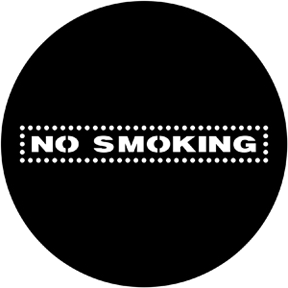 An image of No Smoking Glass Gobo 77970