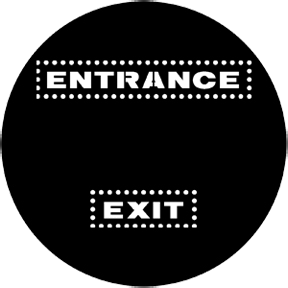 An image of Exit/Entrance Steel Gobo 77971