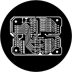 An image of Printed Circuit Glass Gobo 77972