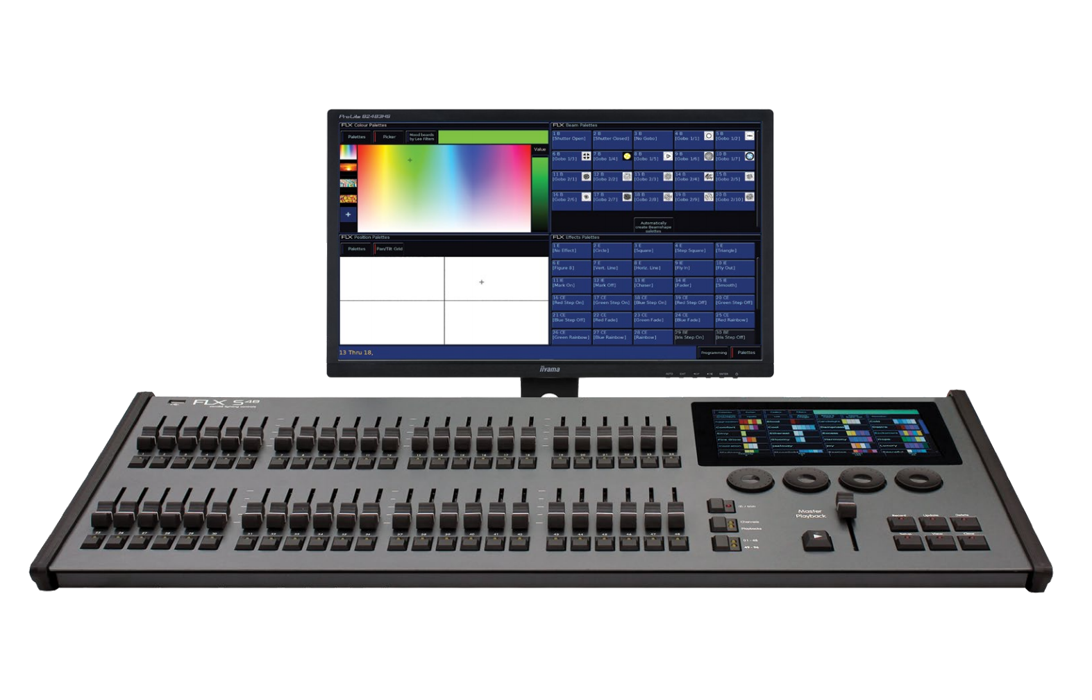 An image of Zero88 FLX S48 Lighting Control Console (512 DMX Channels)