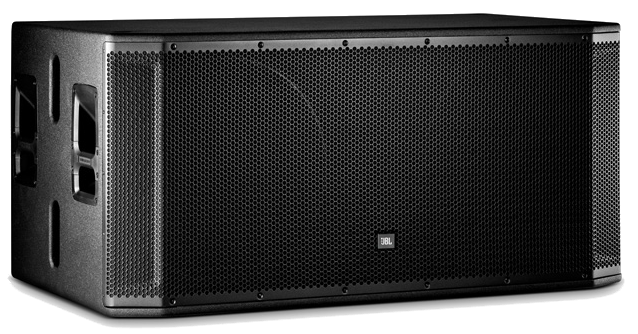 An image of JBL SRX828SP 18" Dual Powered Subwoofer Speaker
