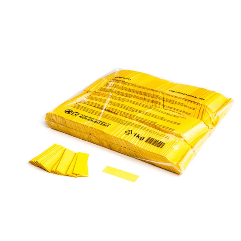 Magic FX CON01YL Yellow Rectangle Cut Confetti