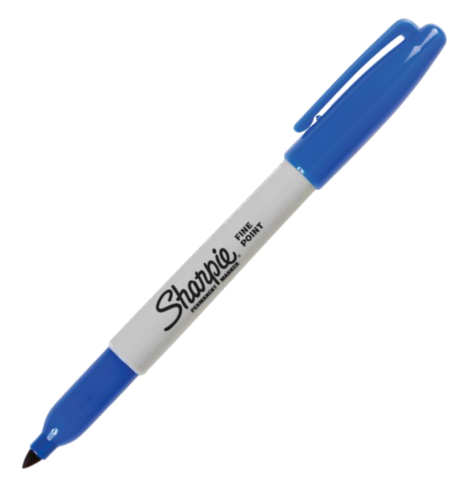 An image of Sharpie Fine Point Permanent Marker Blue