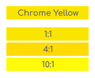 Rosco Supersaturated Paint Chrome Yellow