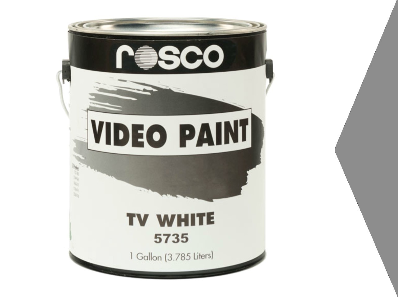 Reflective paint for projecting on to
