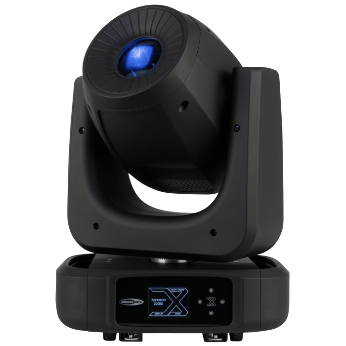 A closer image of the Xpression Spot moving head fixture