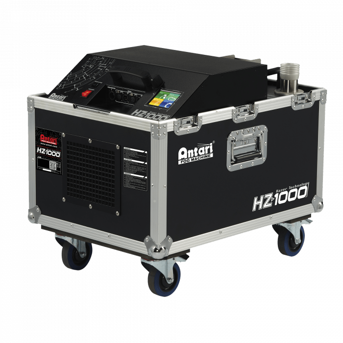 An image of the front of the Antari stadium hazer