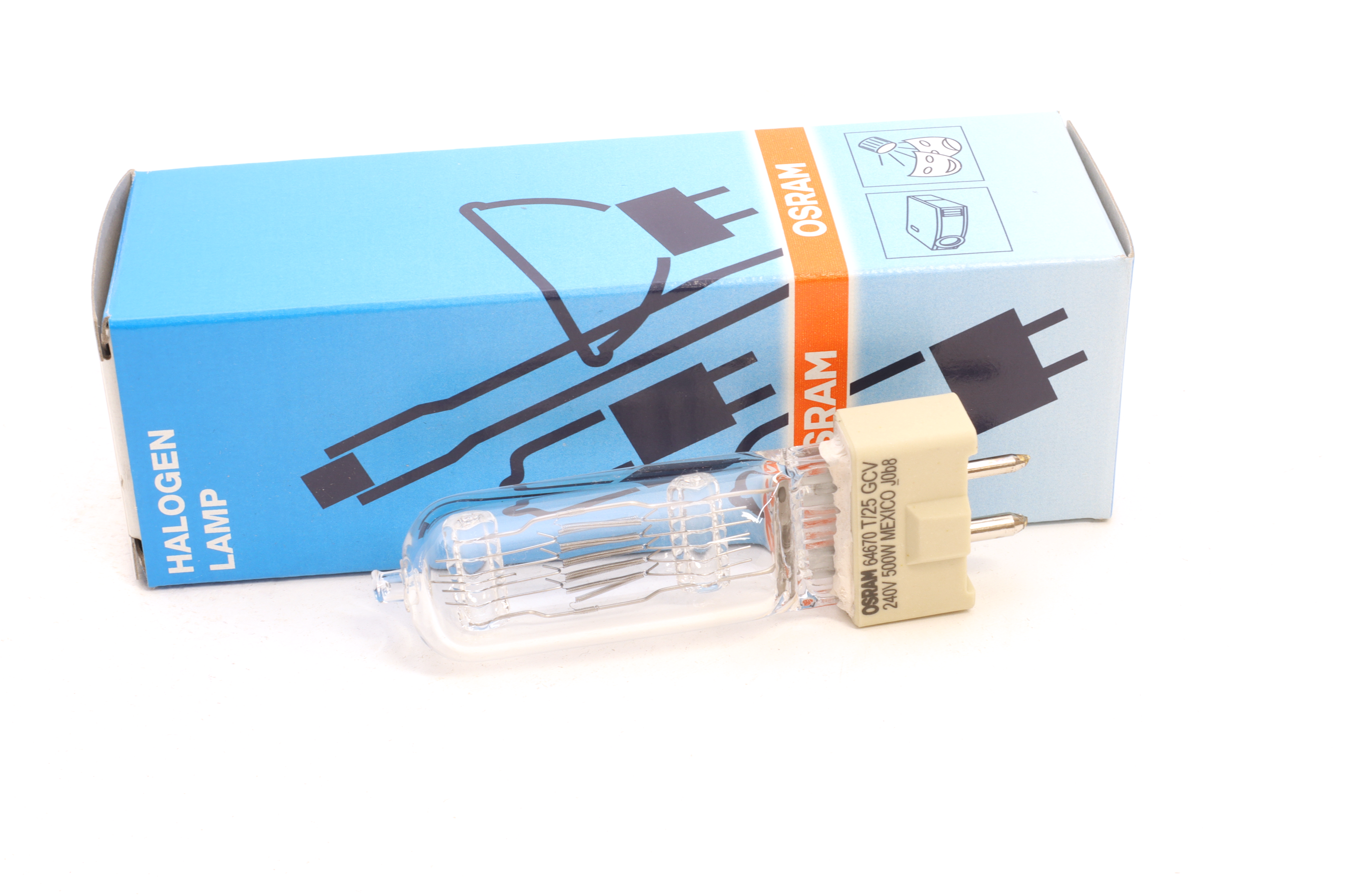 Osram 64670 T25 (T18) 500W 230V Theatre Lamp | Stage Depot