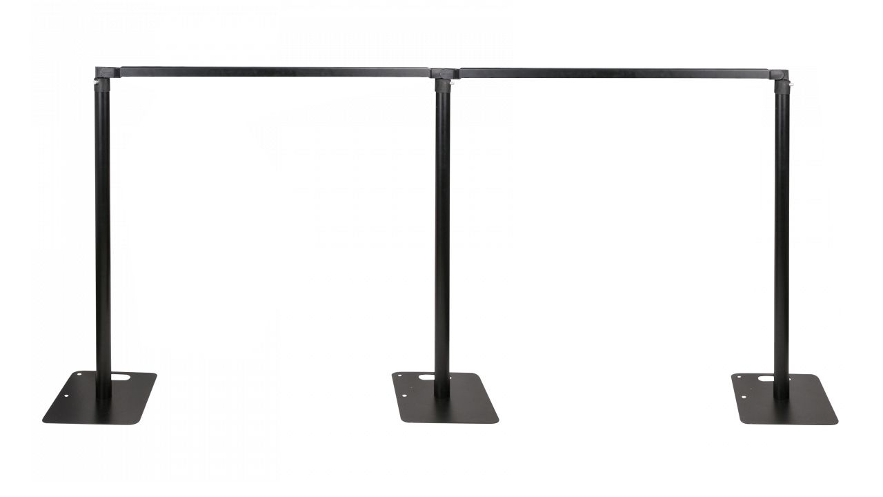 An Image of the Pipe and drape kit 6 x 3m