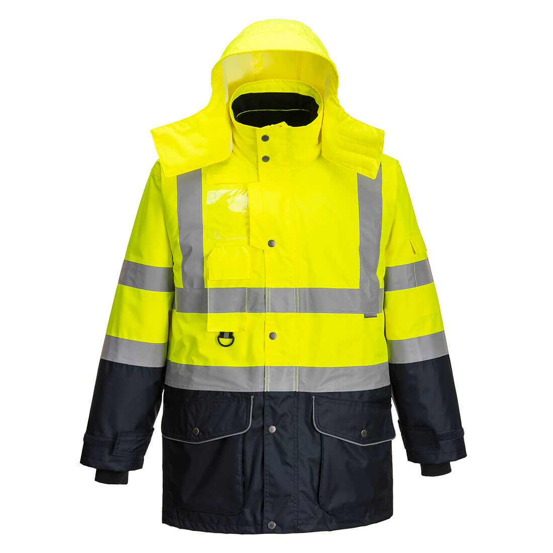 Portwest S426 HiVis 7 in 1 Contrast Traffic Jacket Stage Depot