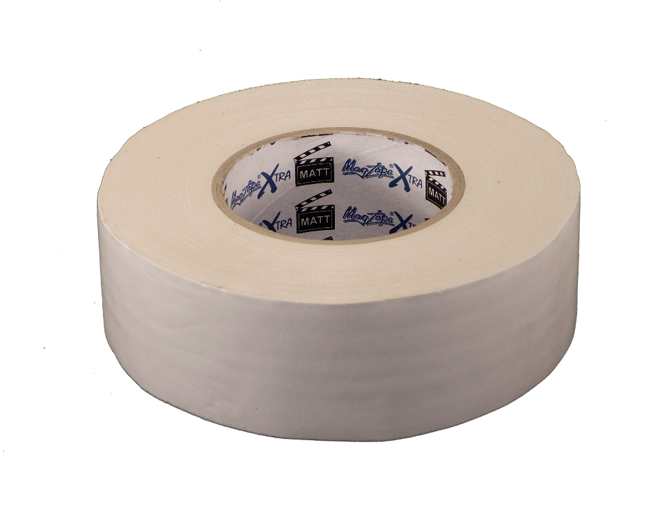 Matt Gaffer Tape White Stage Depot