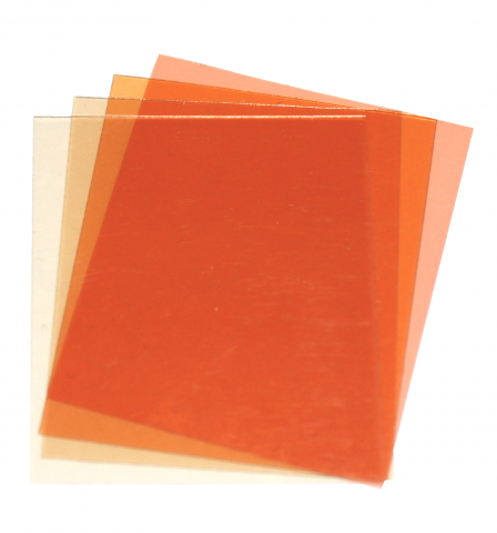 4 Warm Orange and Straw Lighting Gels in Stage Depot's LED Warm Up GelKit