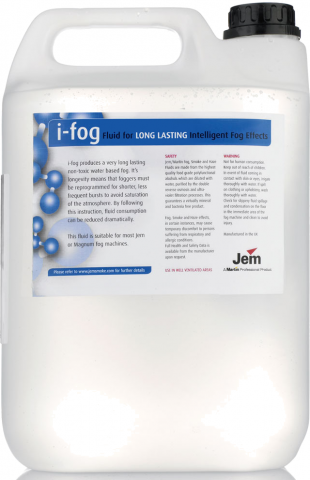 Martin JEM i-Fog Fluid for long lasting smoke effects