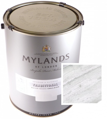 Mylands Silver Metallic Paint (Acrylic) 1 Litre
