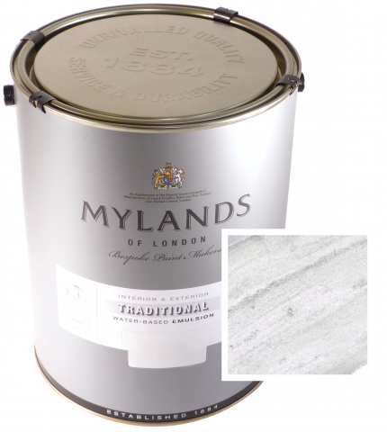 Mylands Silver Metallic Paint (Acrylic) 1 Litre