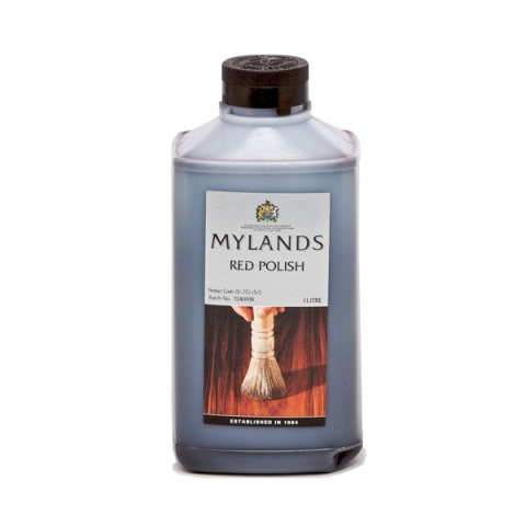 Mylands Red Polish 500ml can be used to tint other polishes in the Mylands Shellac Polish range