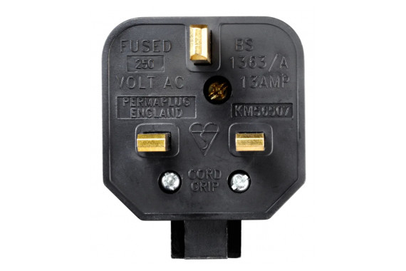 An Image of the underside of the 13 amp plug