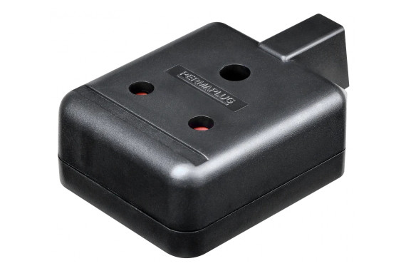 An Image of the 15 amp plug from the top