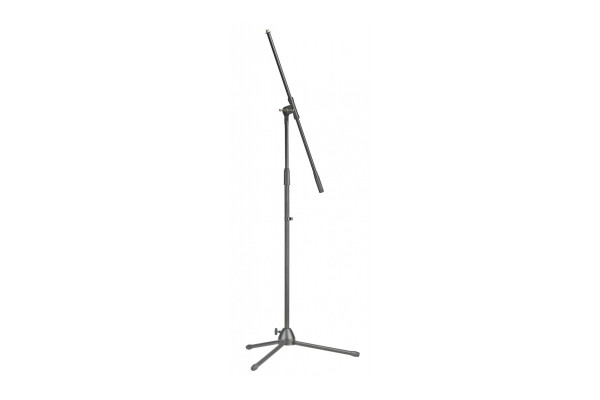 Microphone boom stand with folding legs