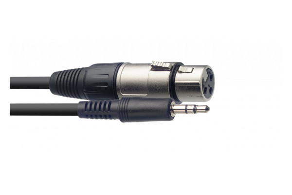 Stagg Audio Cable XLR Female to Male Mini Jack