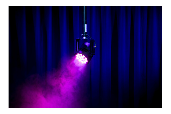 An image of the Raccoon projecting light