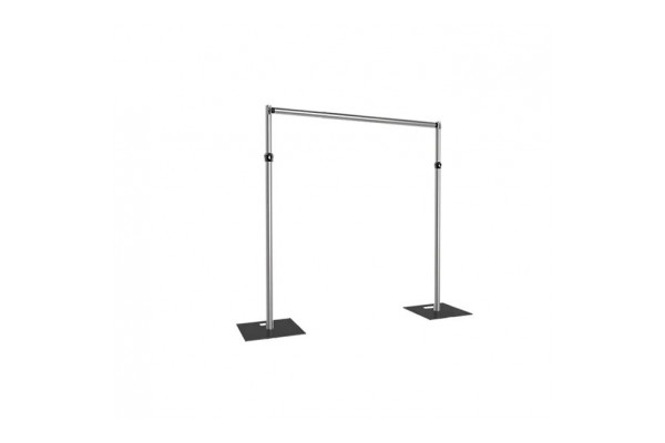 An Image of the Stage Depot Pipe and Drape 3 x 3m kit