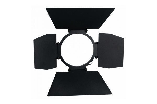 A front view of the Showtec ACT barndoors