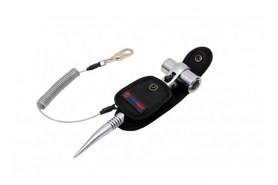 An image of the podger bundle including the Stage Depot Quad Podger, Lanyard and holster
