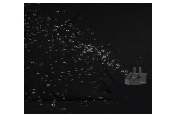 An image of the Antari Bubble machine producing a bubble effect