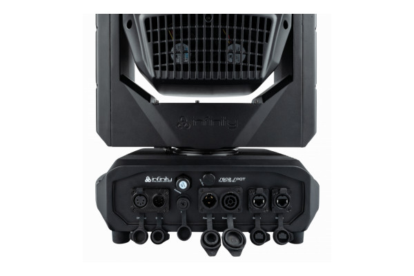 An Image showing the IP rated ports on the Furion Fixture
