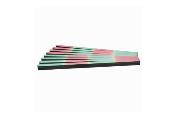 An Image of the 8 pack of LED battens with frost
