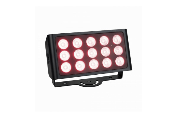 The Showtec Cameleon Flood Producing a red light beam