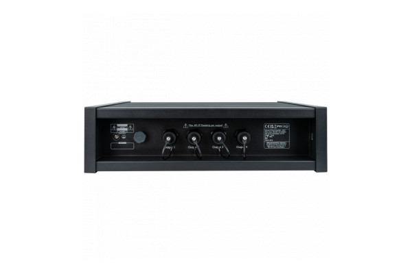 An Image of the back of the Showtec Pixel bar controller showing the IP rated outputs
