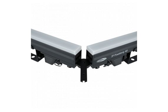 An Image of two of the pixelstrips connected to the alingment plate
