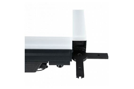 An Image of the Pixel strips connected to the bracket