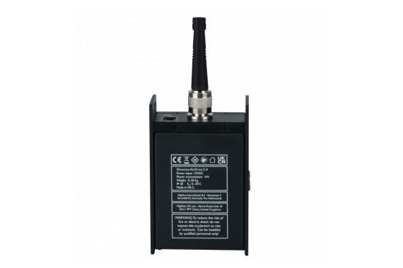 An image of the back of the Showtec AirDrive
