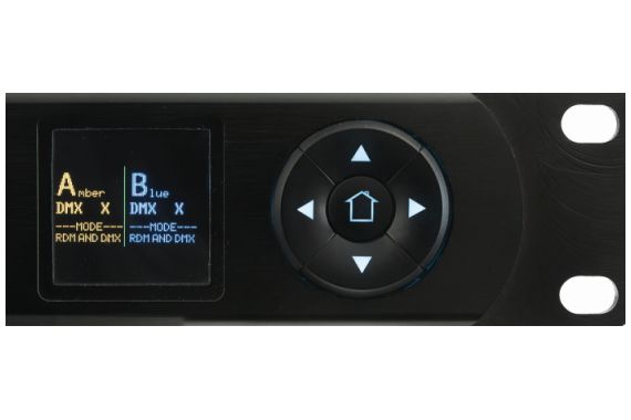 An Image of the of the LCD display with the 5 button controls