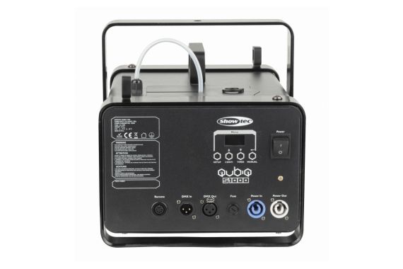 An Image of the back of the QubiQ smoke machine