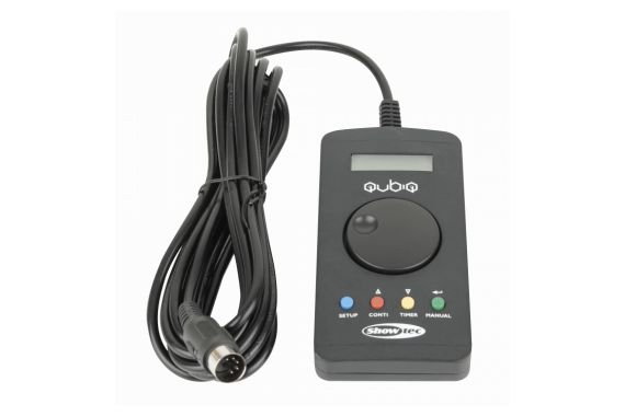 An Image of the remote for the QubiQ smoke machine