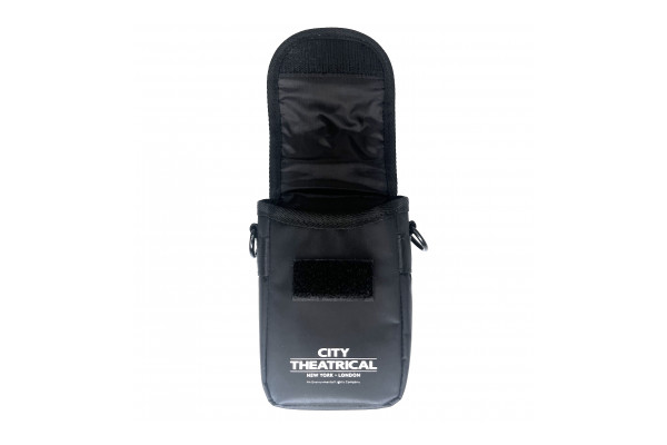 Open view of the City theatrical DMX CAT-E pouch