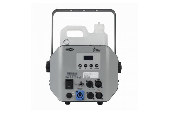 An Image of the back of the Showtec Stellar smoke machine