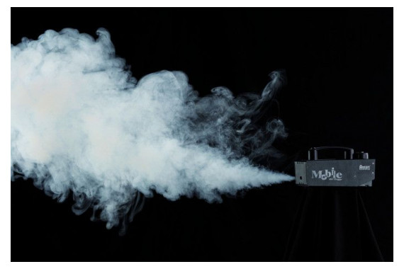 An Image of the of the effect being created by the Antari Smoke 
