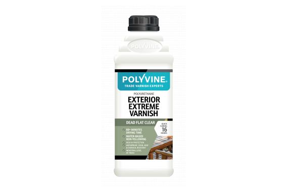 An Image of the 1L container for the Polyvine Extreme Varnish