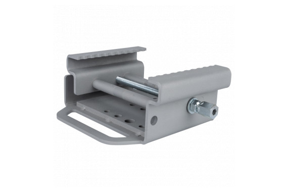 An image of the silver tent clamp