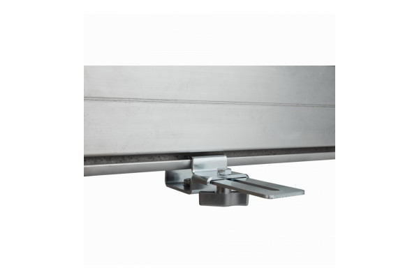 An Image of the tent clamp connected to an tent beam