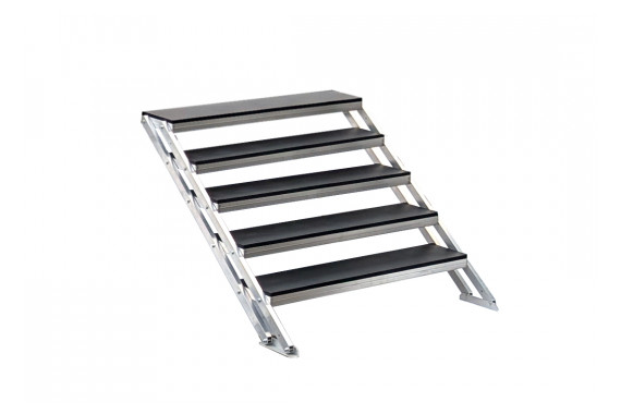 An image of the Stage Depot adjustable stage stairs