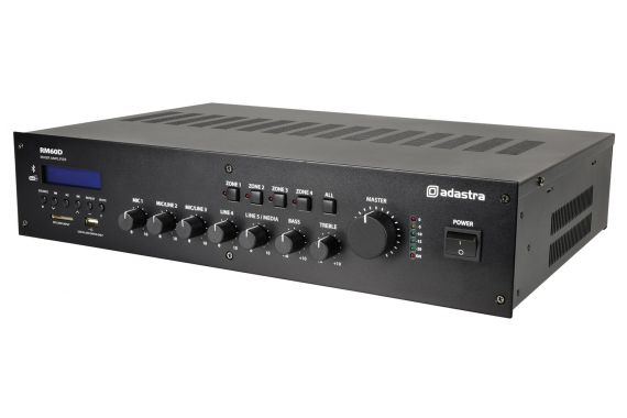 An image of the Adastra RM-series mixer amp