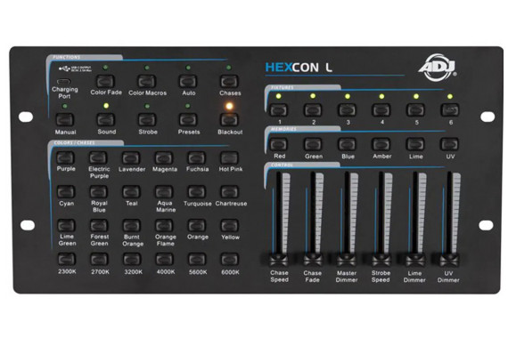 A Closer look at the front of the unit showing the buttons and controls avalible