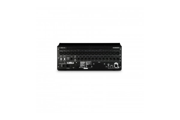 An Image of the back of the SQ5 Mixing desk