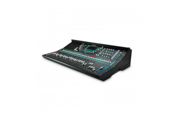 A side view of the SQ7 Mixing console